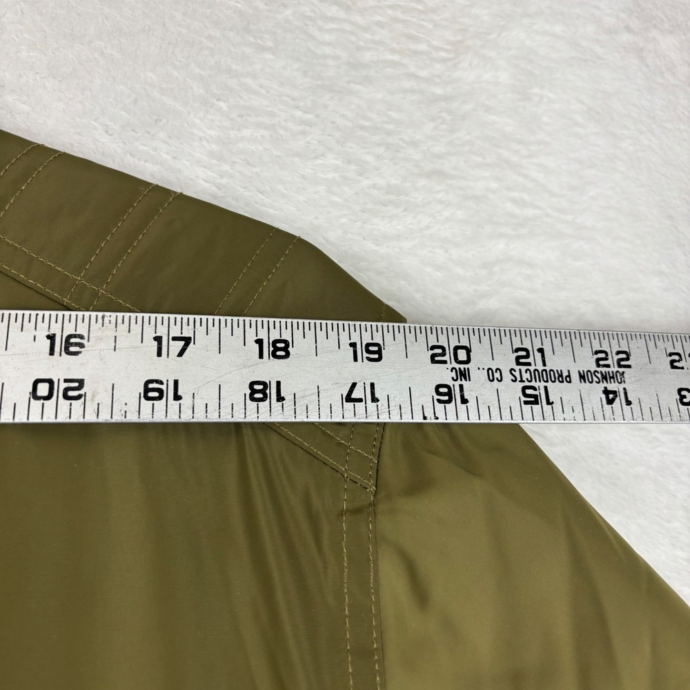 Lucky Brand Mens Olive Green Cafe Racer Moto Jacket Large Quilted Lining - Picture 7 of 9